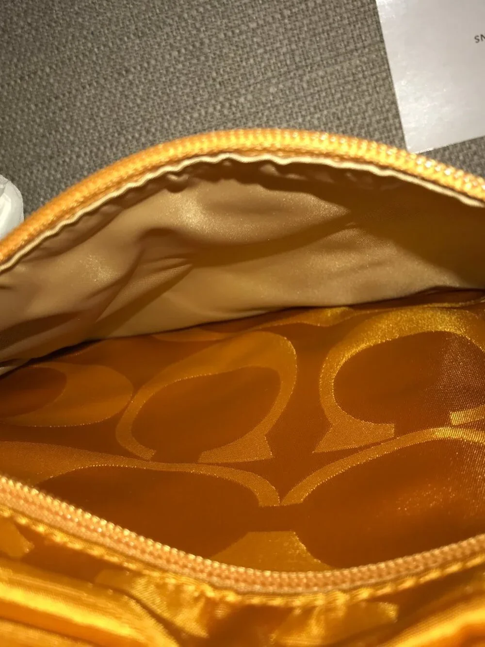 NWT Coach Signature Getaway Crossbody Orange Spice F77369 - Picture 6 of 15